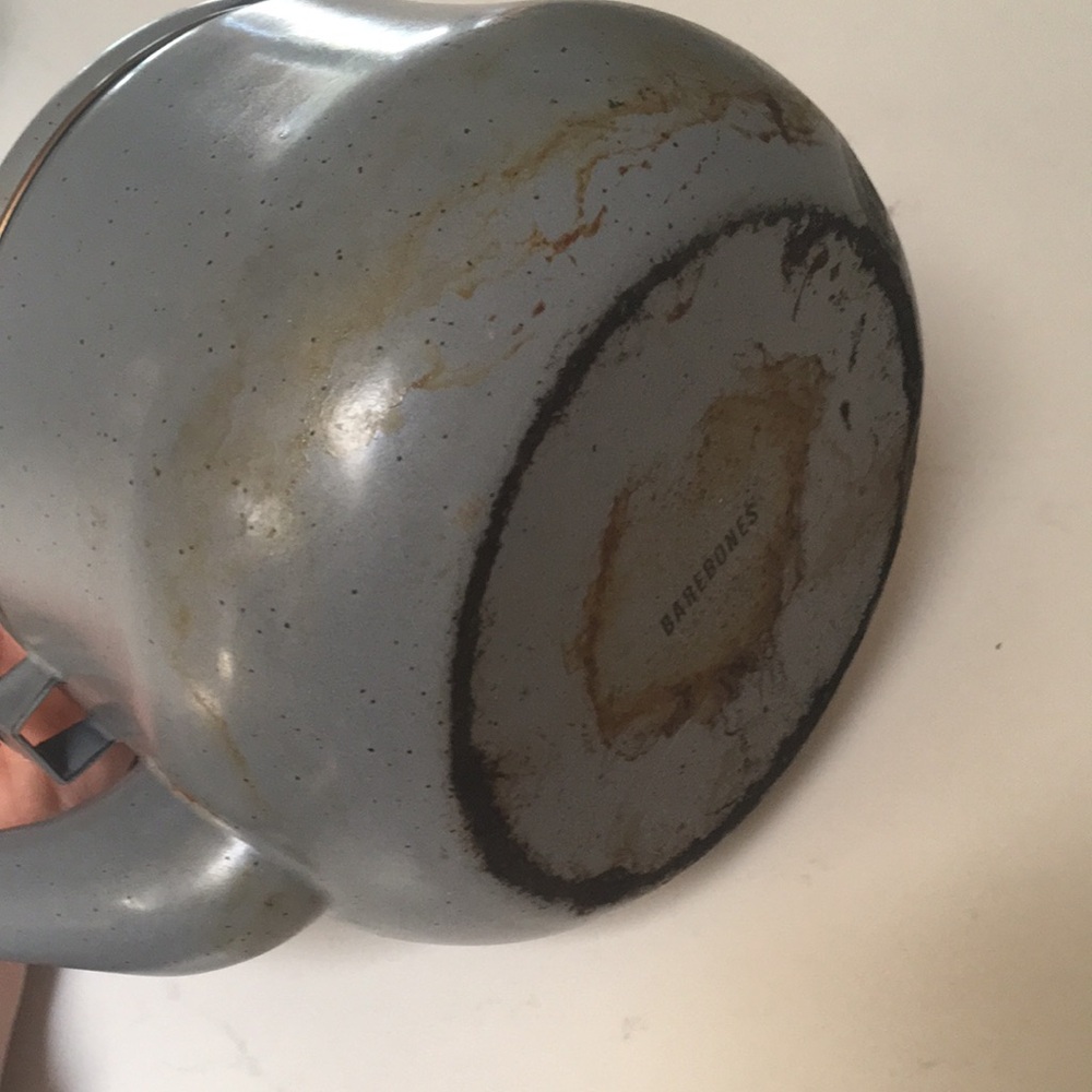 Barebones Living x United by Blue Enamel Kettle grey wooden handle - Picture 5 of 13